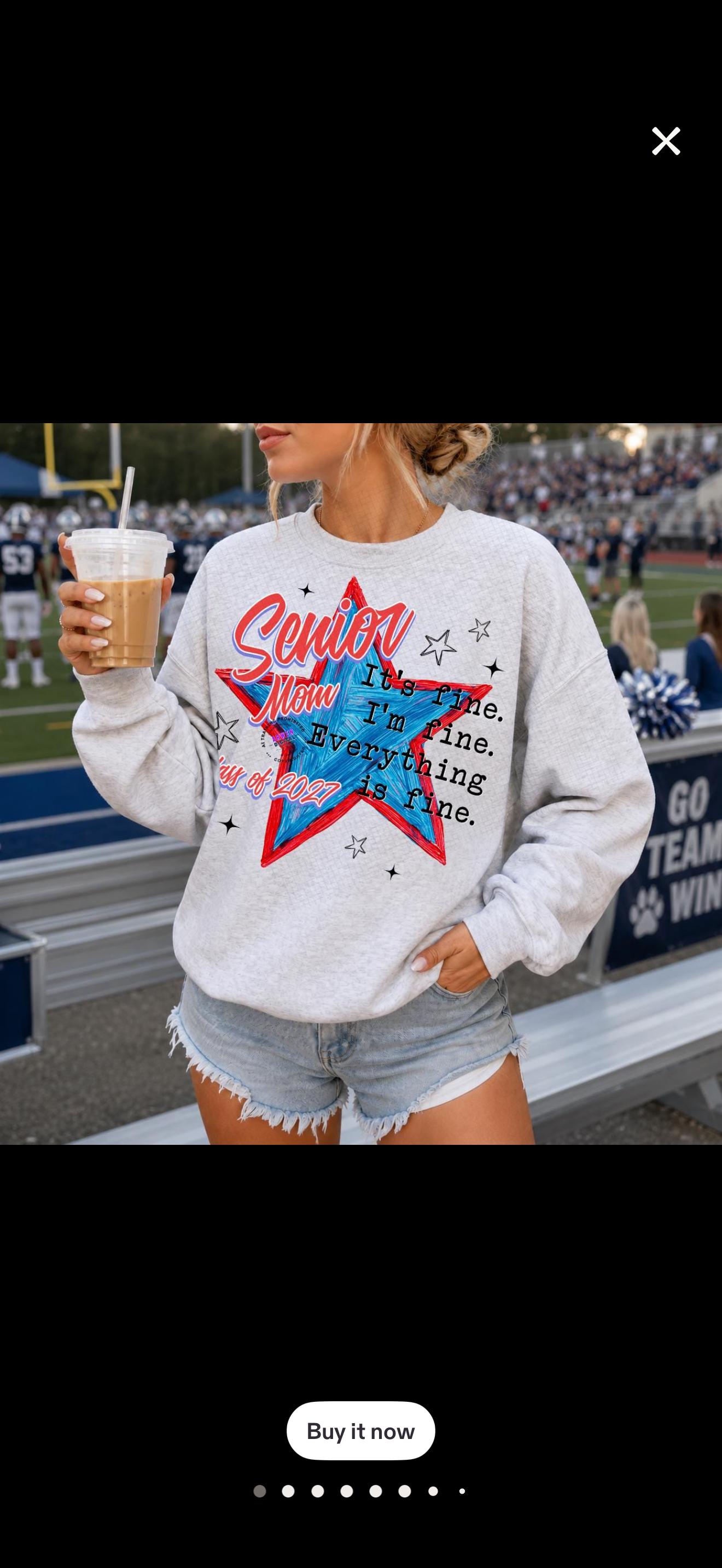 Senior mom shirt (star)