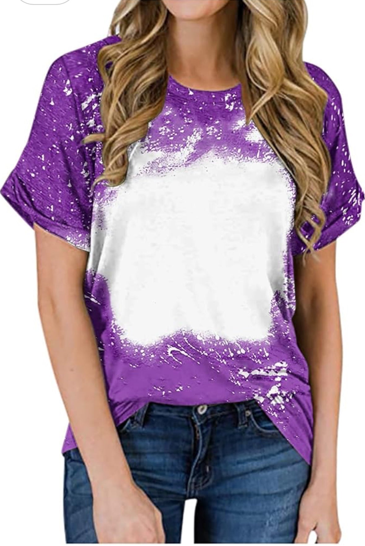 Bleached custom shirt