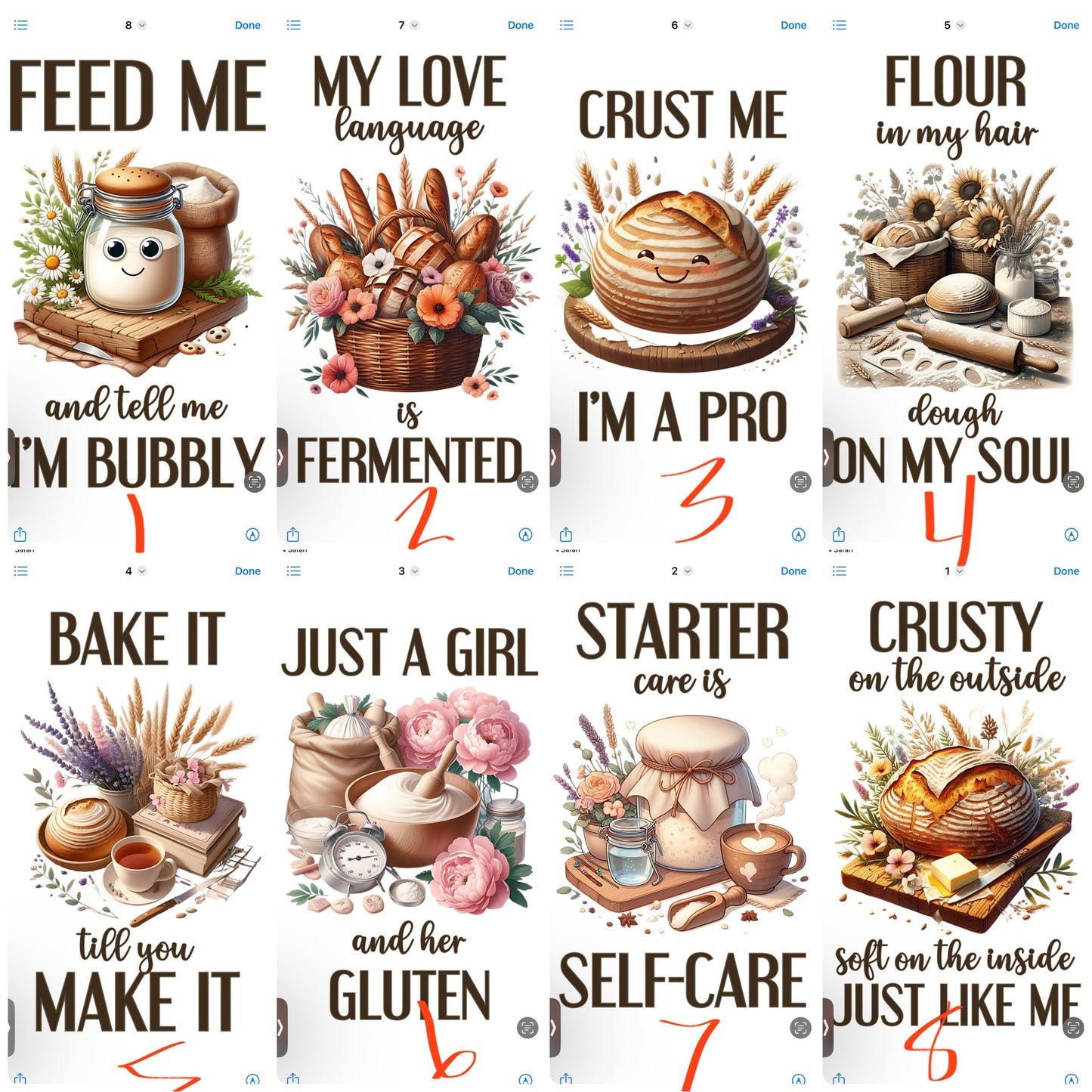 Sourdough kitchen towels