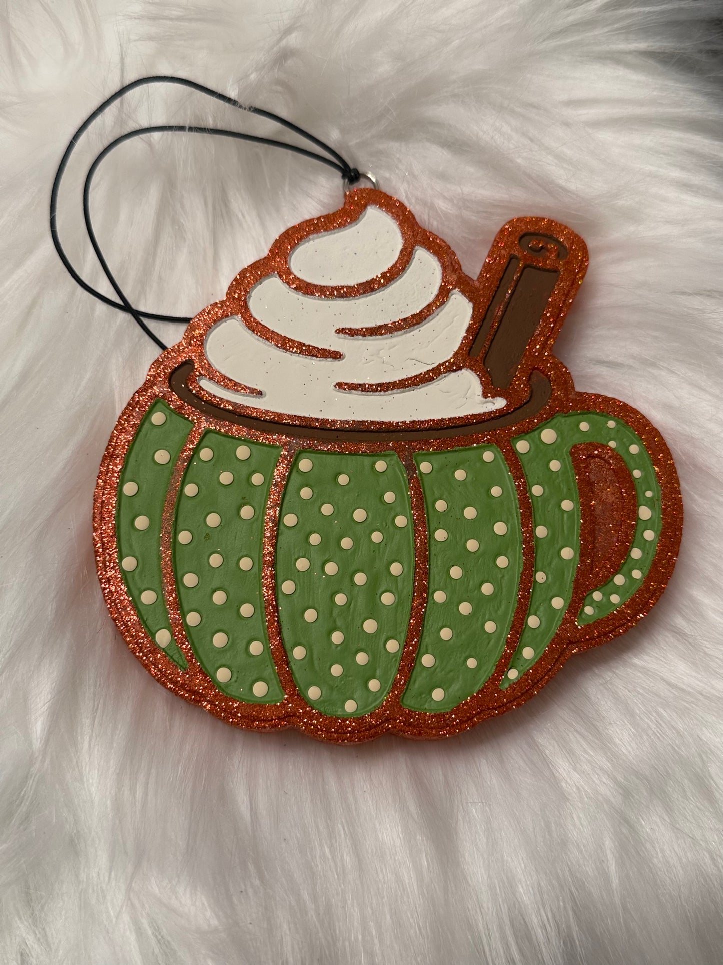 Pumpkin cup coffee