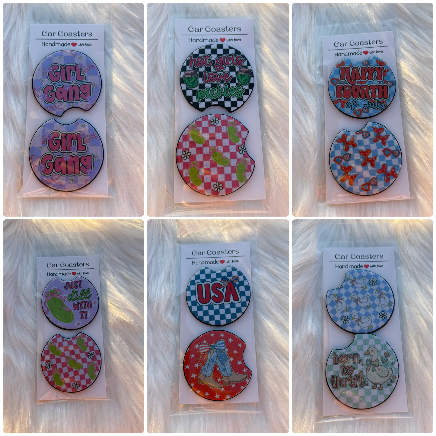 Car coasters