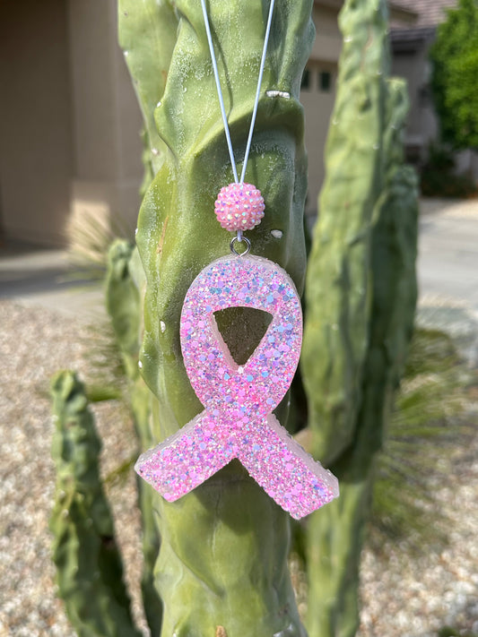 Breast Cancer Ribbon freshie