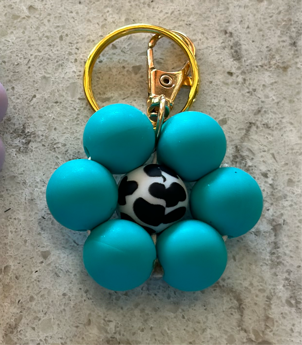 Flower keychain