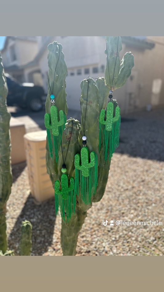 Cacti freshie w/fringe