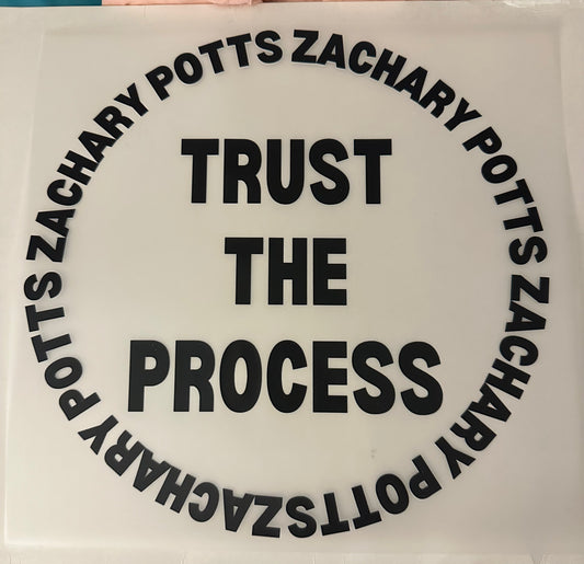 Trust the Process CREW NECK SWEATSHIRT (Plz see description notes)