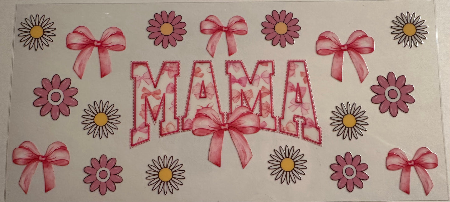 Pink bow mama