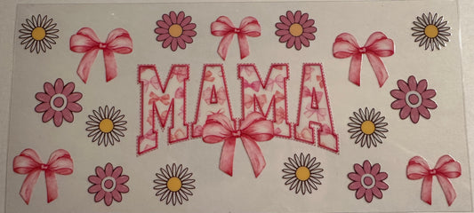 Pink bow mama