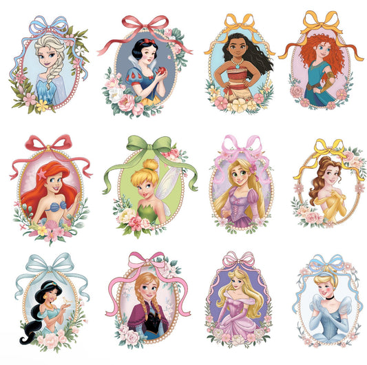Princess bow shirt (one princess on front)