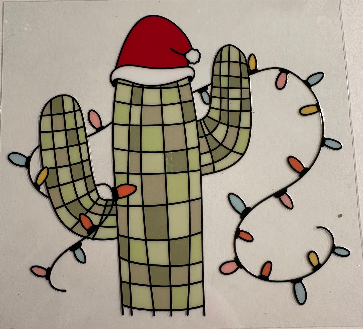 Cactus Christmas bow