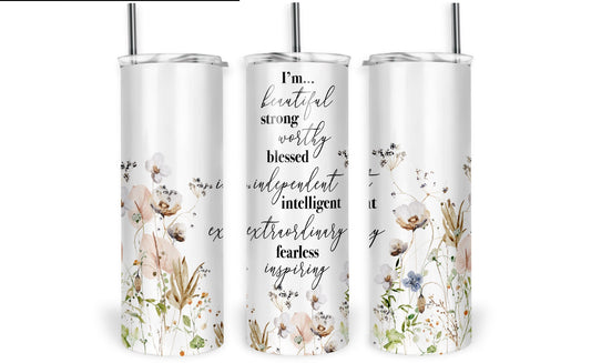 Motivational tumbler