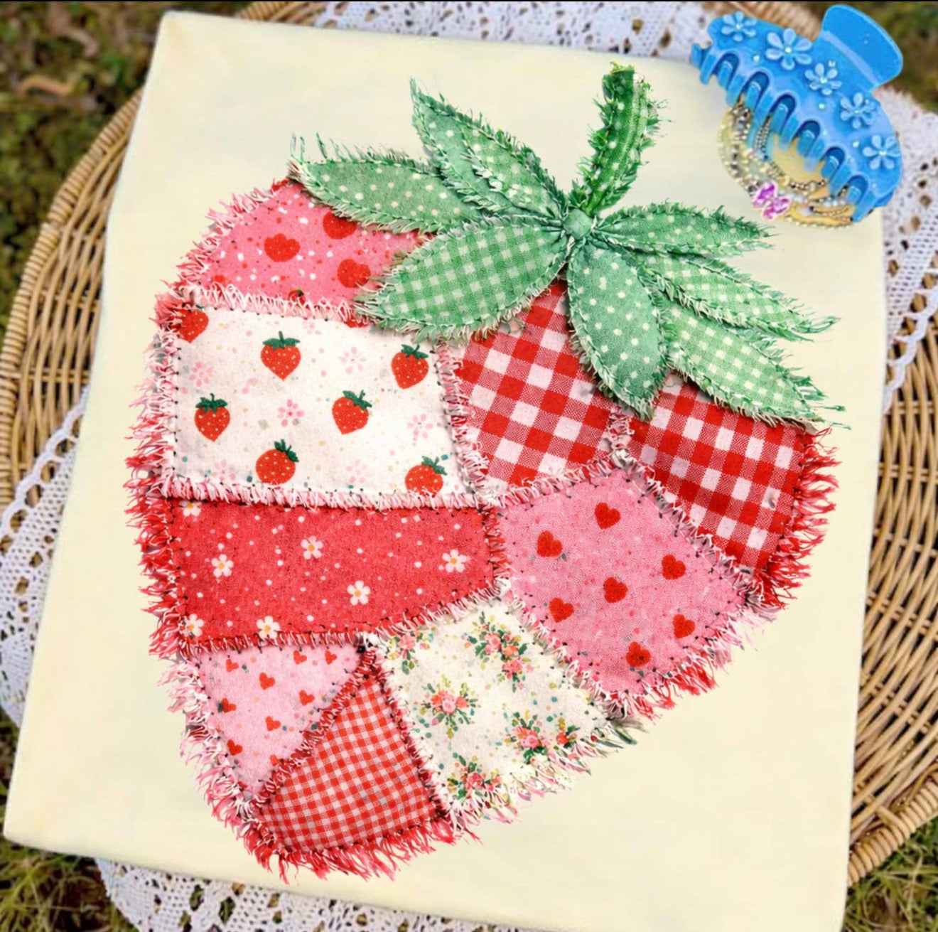 Patchwork strawberry