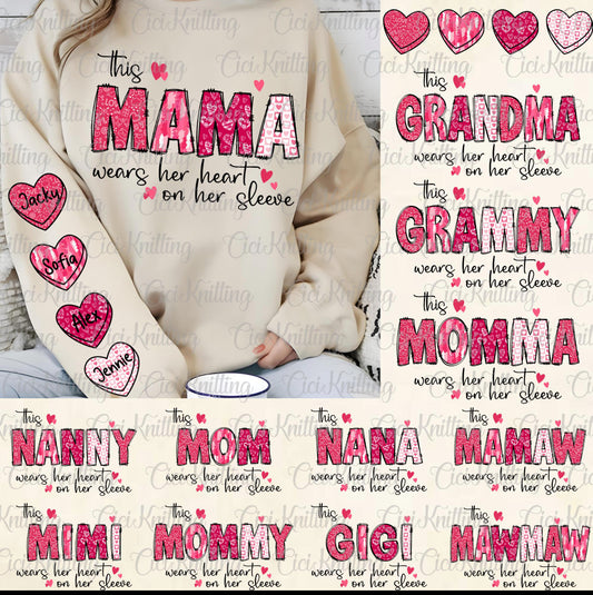 This…. wears her heart on her sleeve