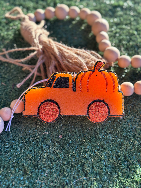 Pumpkin truck freshie