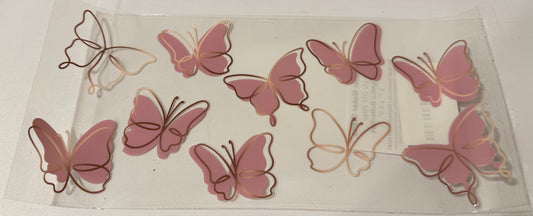 Pink butterflies