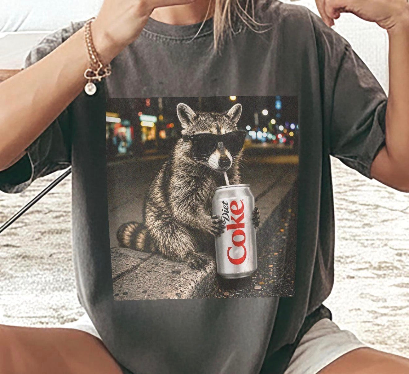 Raccoon Diet Coke