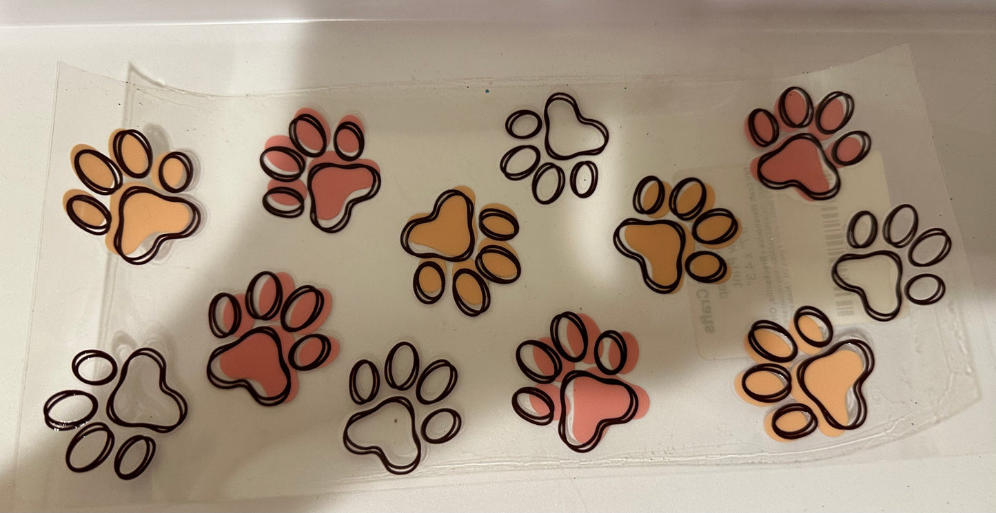 Paw decal