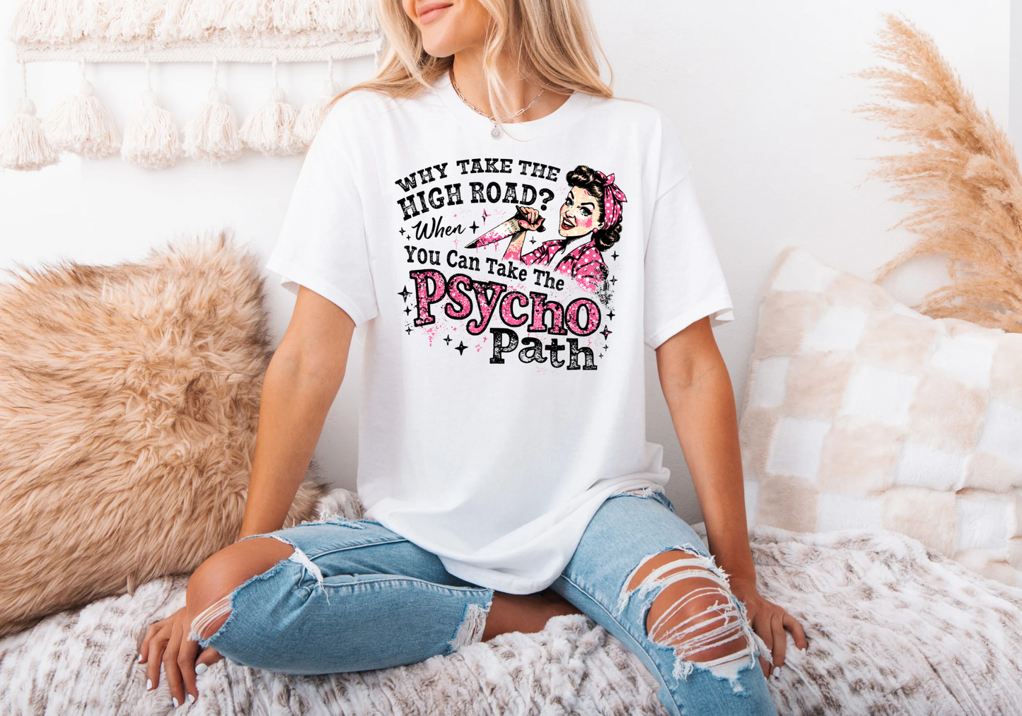 Short sleeve shirt with screen print (ONE SIDED)