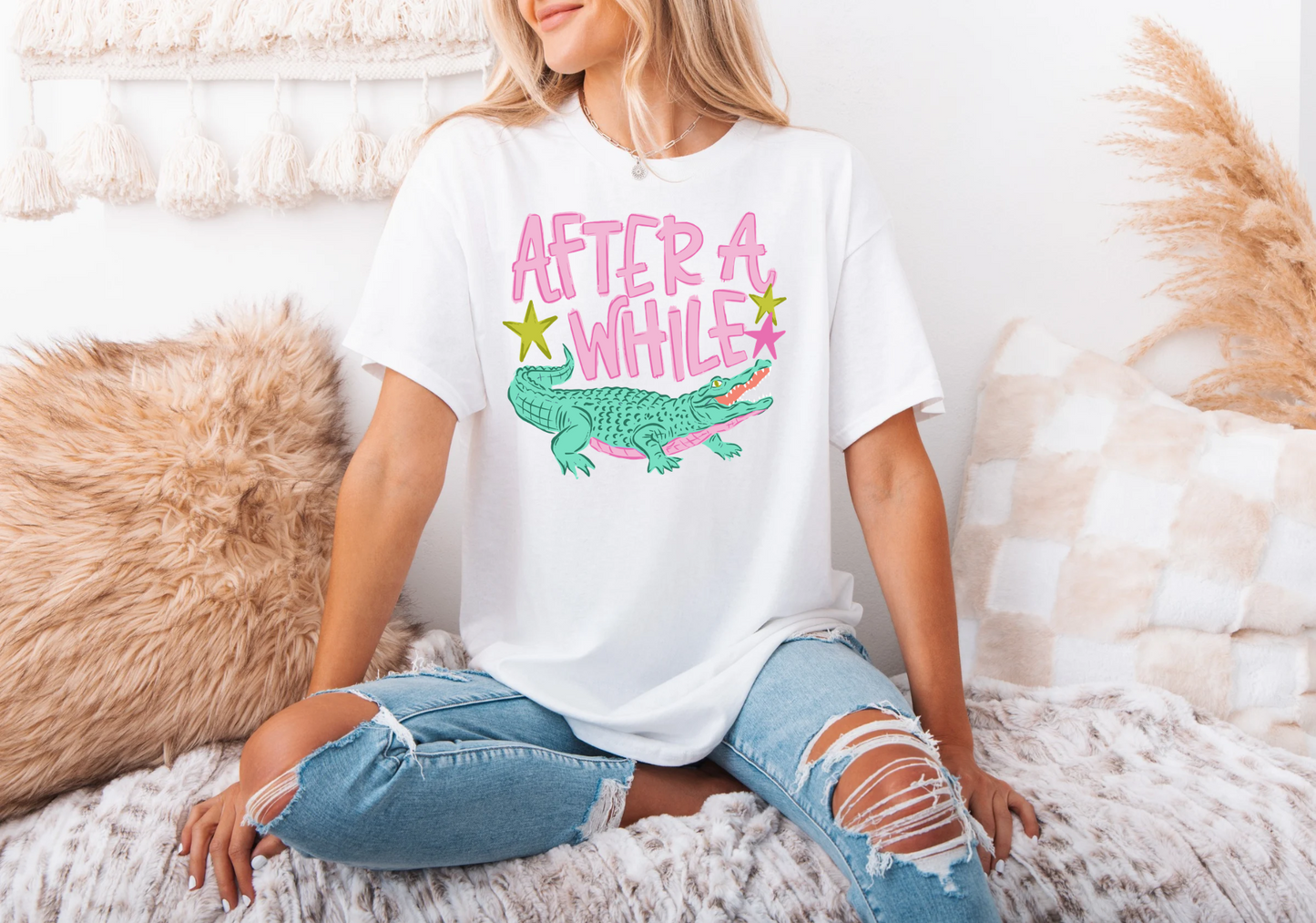Short sleeve shirt with screen print (ONE SIDED)