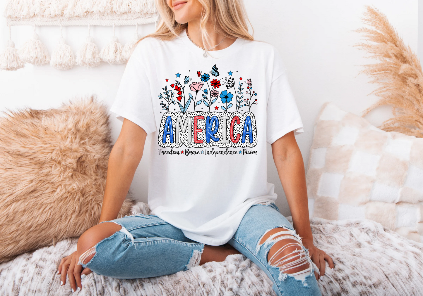 Short sleeve shirt with screen print (ONE SIDED)