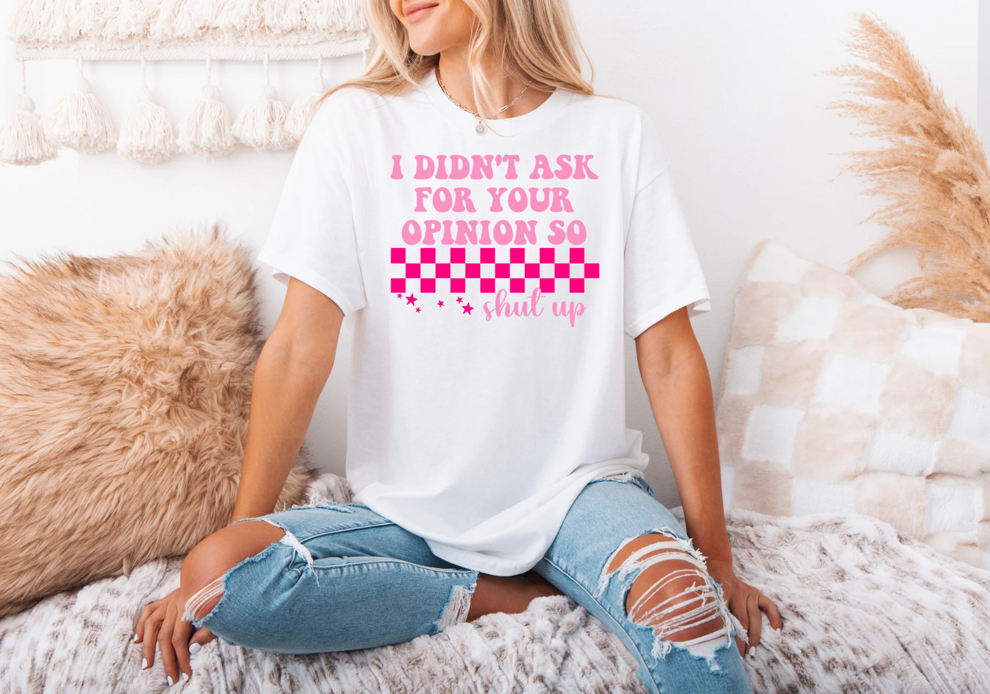 Short sleeve shirt with screen print (ONE SIDED)