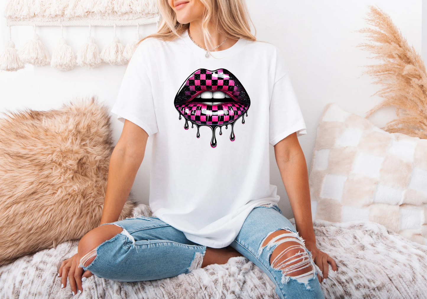 Short sleeve shirt with screen print (ONE SIDED)