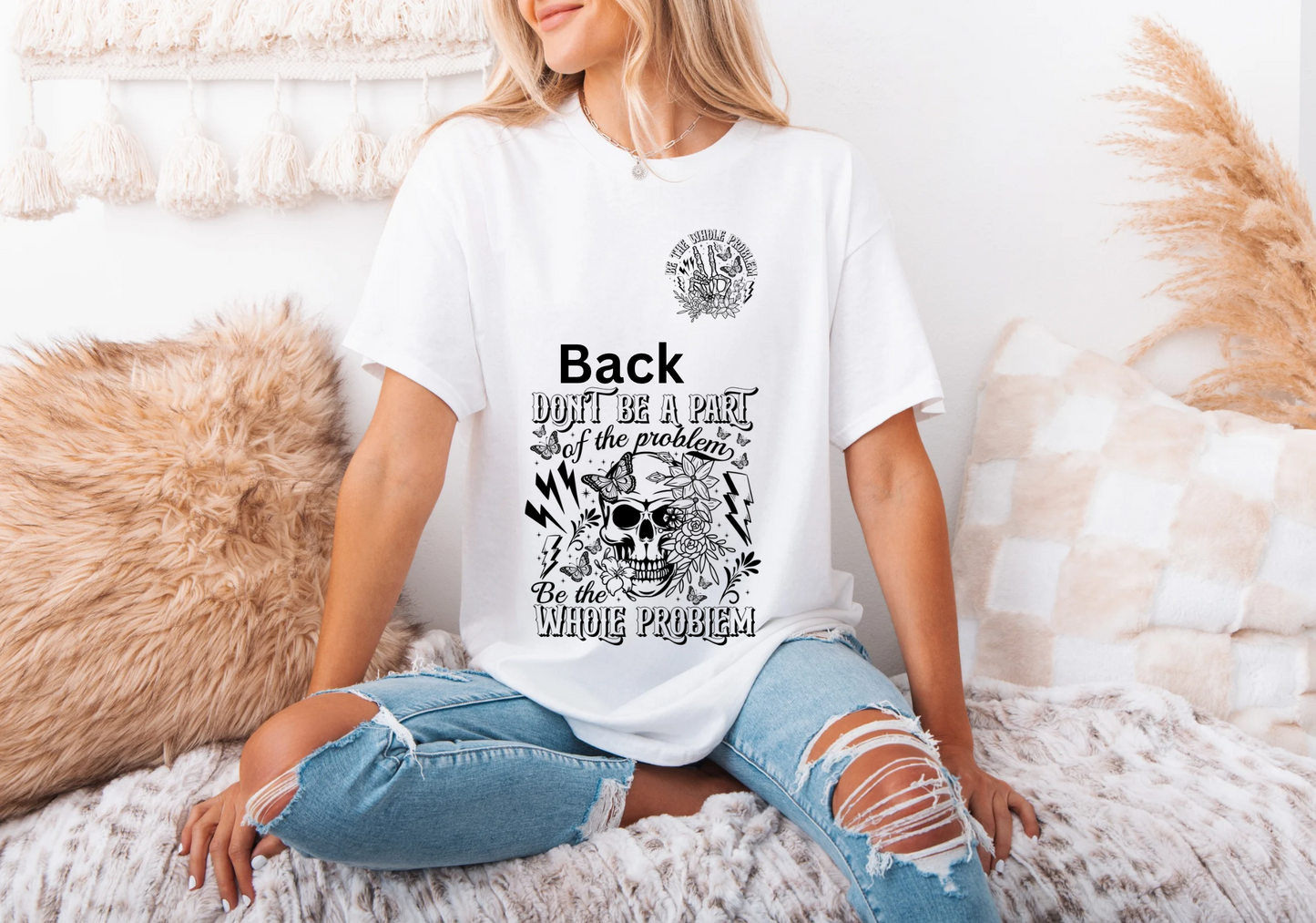Short sleeve shirt with screen print (ONE SIDED)