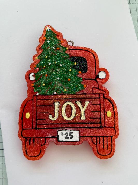 Christmas truck joy