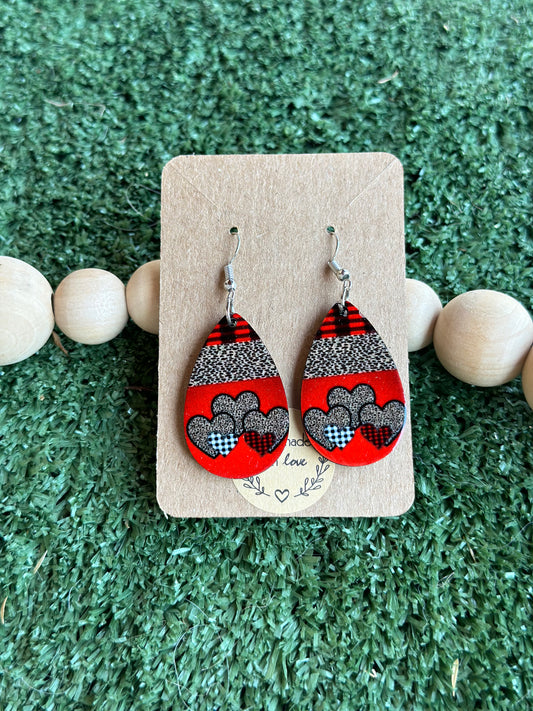 Red hearts