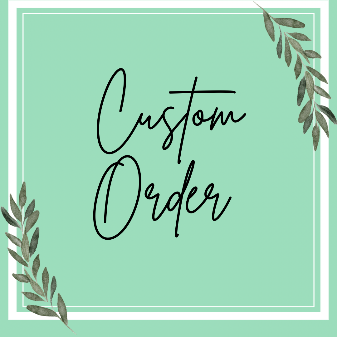 Custom earring order