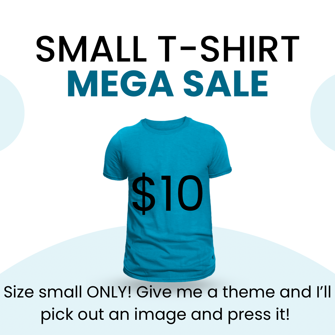 Small T-shirt sale