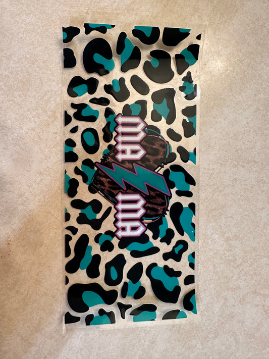 Mama teal cheetah
