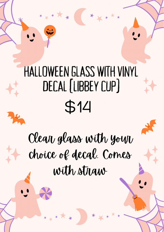 Halloween Libby glass cup