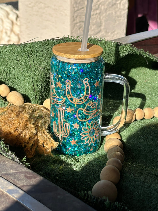 Snowglobe with handle (16oz)