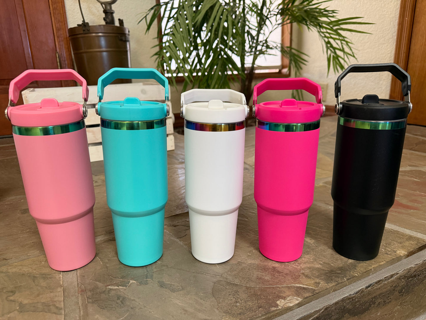 30oz Stainless steel tumbler with decal