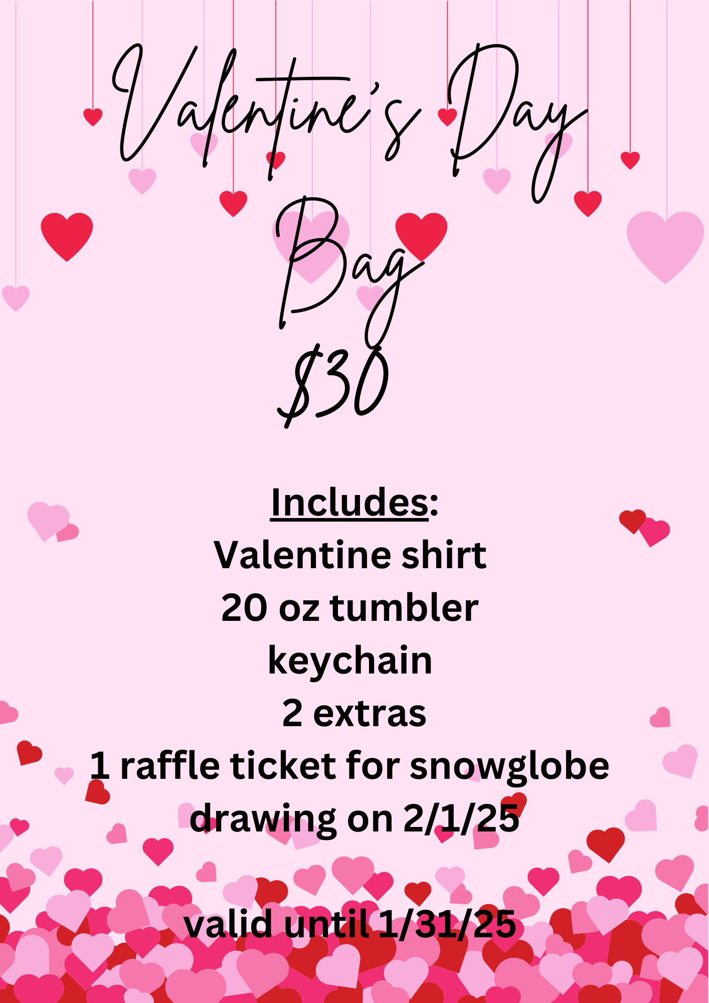 Valentines bag