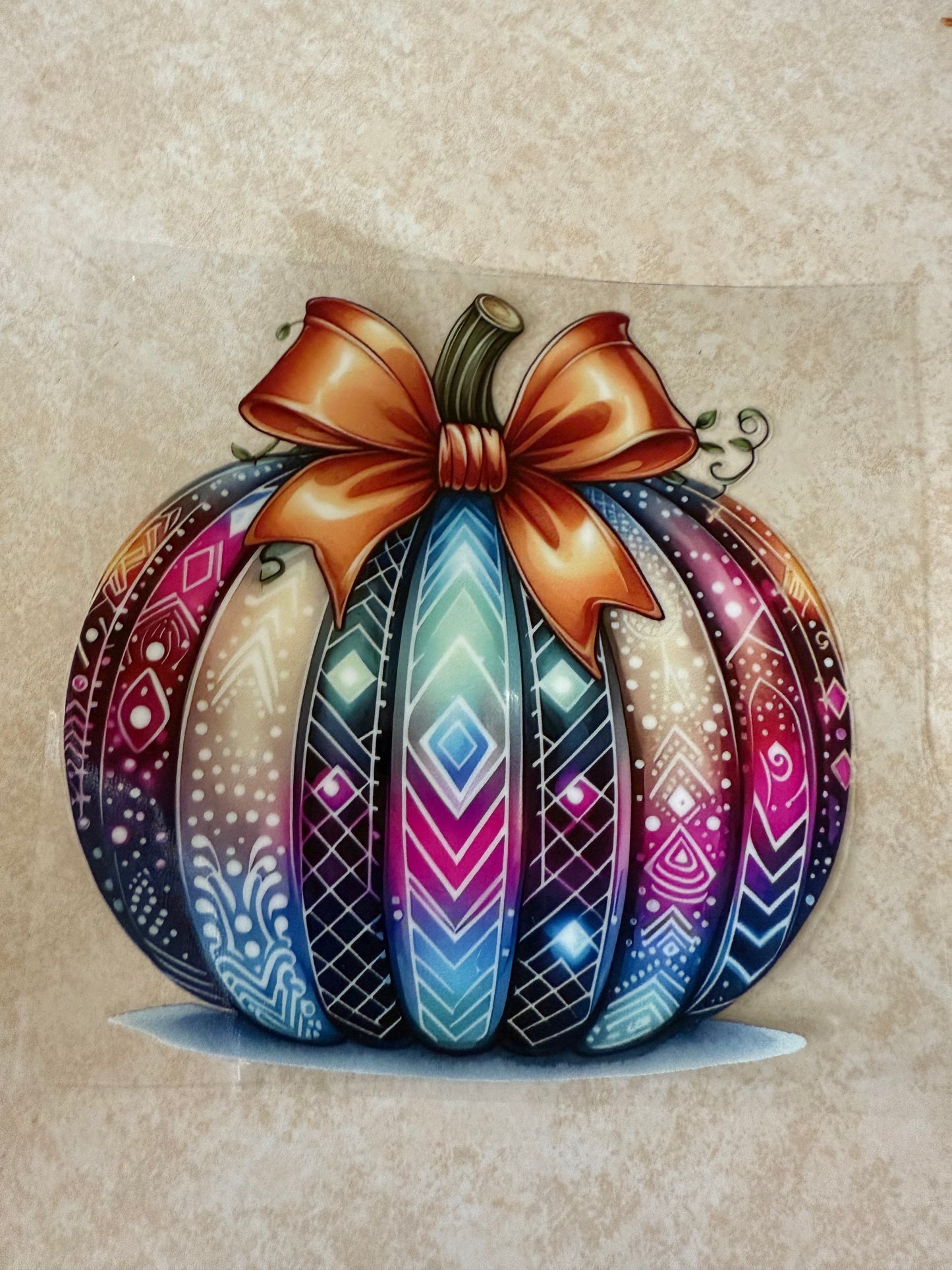 Rainbow pumpkin