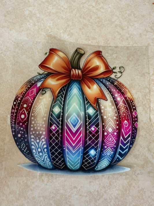 Rainbow pumpkin