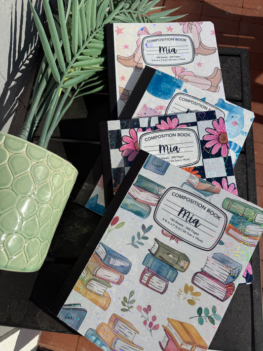 Composition notebooks NO HOLOGRAPHIC