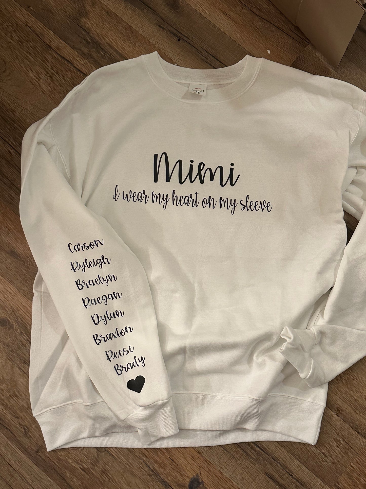 Grandma (customizable name) sweatshirt